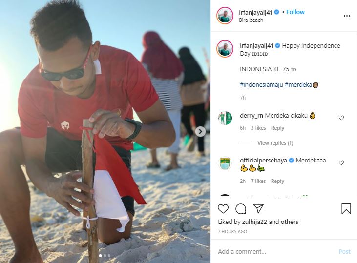 Ucapan HUT ke-75 RI dari Para Pesepak Bola Tanah Air