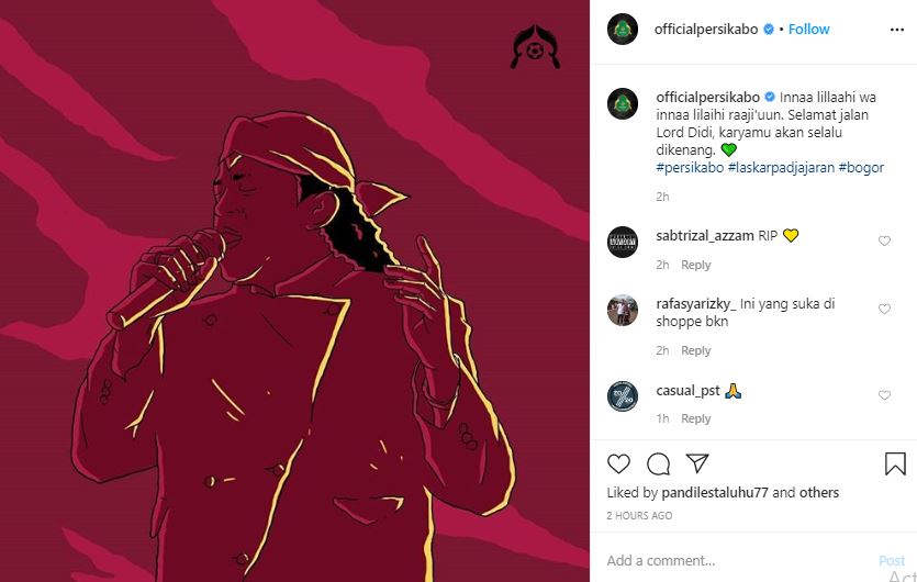 Sepak Bola Indonesia Berduka Atas Wafatnya Didi Kempot