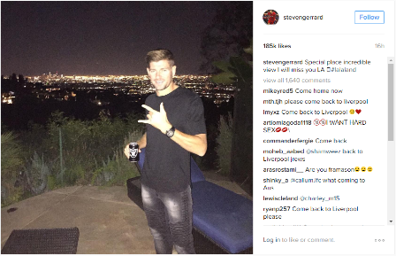 Gerrard Kirim Sinyal Tinggalkan LA Galaxy