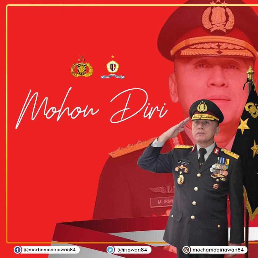 Mochamad Iriawan Umumkan Pensiun dari Institusi Polri