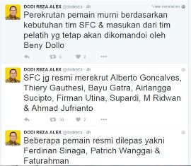 Empat Eks Pemain Persib Resmi ke Sriwijaya FC 