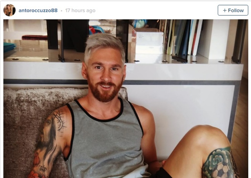 Jelang Musim Baru, Messi Ikuti Gaya Rambut Nasri dan Ramsey