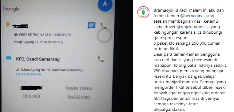 Cara Anda Batalkan Orderan Ojek Online, Bisa Menggambarkan Kepribadian Anda