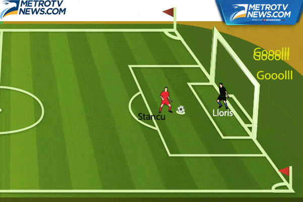 Ilustrasi Gol: Prancis Berpesta pada Laga Perdana Piala Eropa 2016