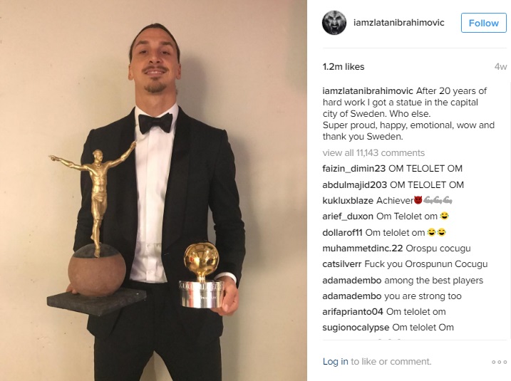 10 Pesepak Bola Terpopuler di Instagram pada 2016