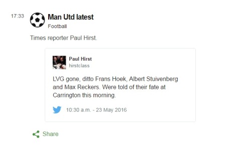 Ferdinand Klaim Louis van Gaal Sudah Dipecat Manchester United