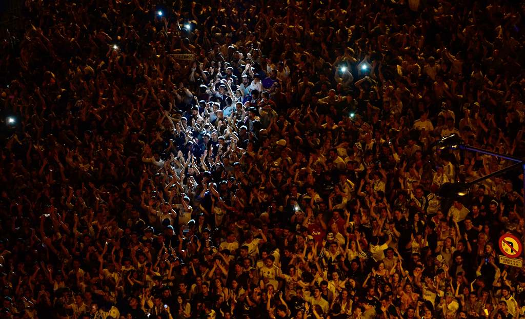 Parade Foto Pesta Real Madrid Merayakan Gelar Juara La Liga