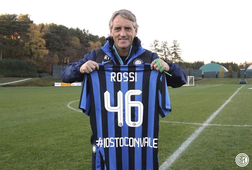 Jelang GP Valencia, Rossi Dapat Dukungan dari Inter Milan