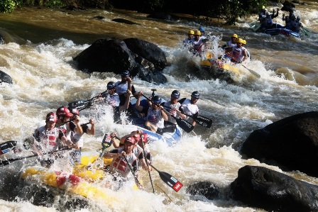 Perjuangan Mengumandangkan Indonesia Raya di Kejuaraan Dunia Arung Jeram 2015