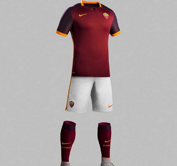 Roma Luncurkan Kostum Baru Musim 2015--2016