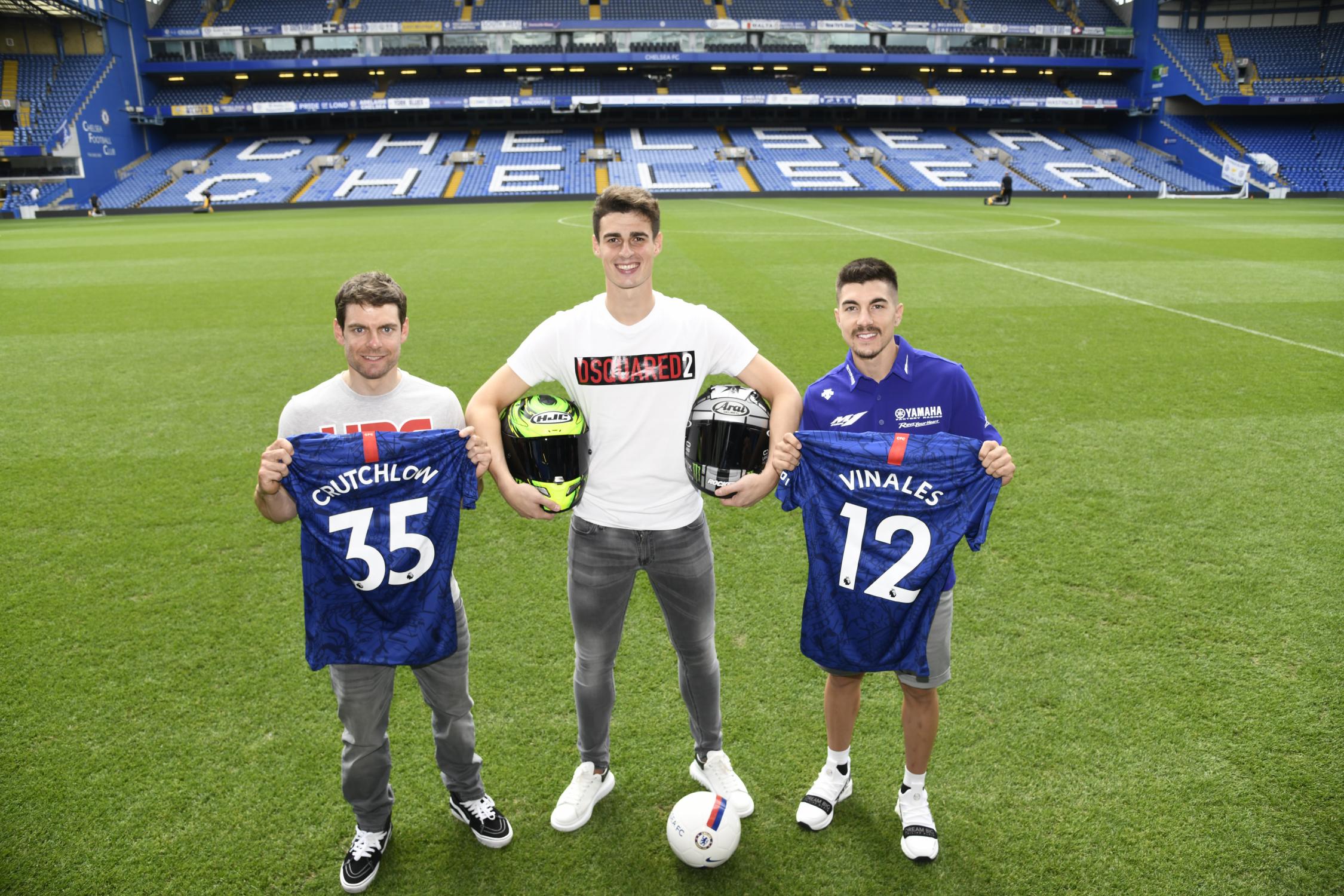 Dua <i>Rider</i> MotoGP Sambangi Markas Chelsea