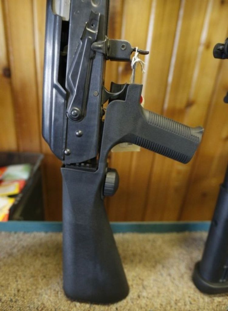 Trump Desak Pelarangan Kepemilikan Senjata <i>Bump Stock</i>