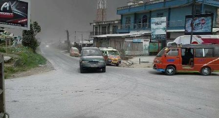 Ribuan Penduduk Terdampak Hujan Abu Vulkanik Sinabung