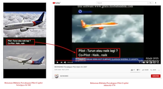 [Cek Fakta] Rekaman Suara Percakapan Pilot dan Co Pilot Sriwijaya Air SJ 182 Beredar? Ini Faktanya