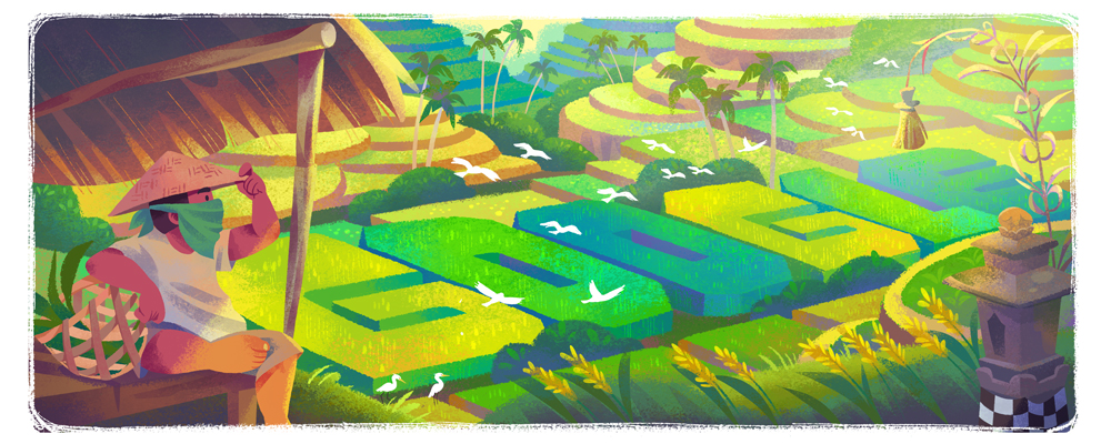 Google Doodle Pamer Subak Bali, Kenapa?