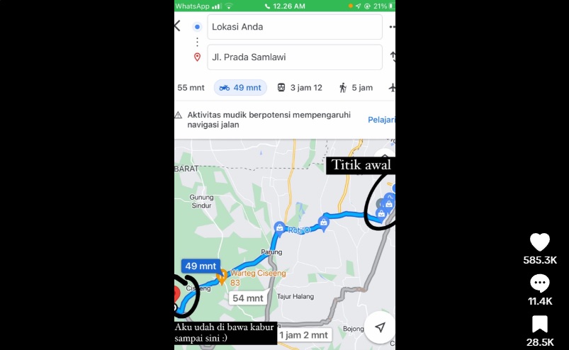 Simak, 4 Fakta Seorang Wanita Nyaris Diculik Driver Ojol
