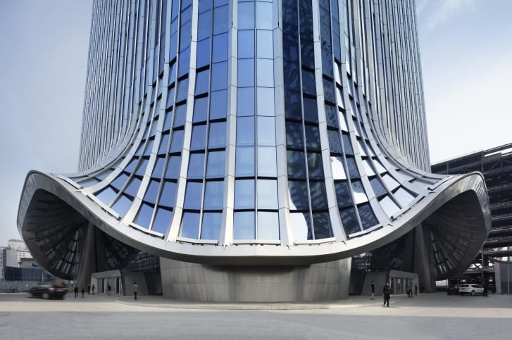 Gedung Tertinggi Menyerupai Kapal Tradisional di Beijing