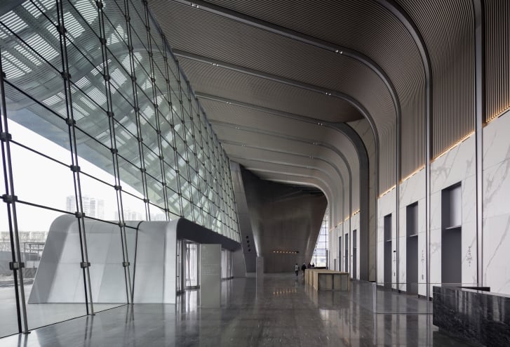 Gedung Tertinggi Menyerupai Kapal Tradisional di Beijing
