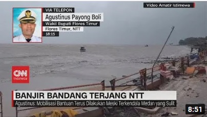 [Cek Fakta] Tidak Ada Media TV Beritakan Bencana Banjir Bandang di NTT? Ini Faktanya