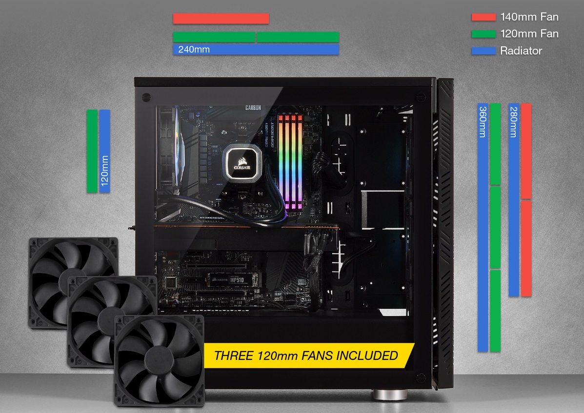 Corsair 275R Airflow, Desain Menarik Walau Tanpa RGB