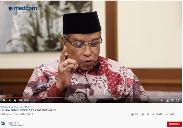 [Cek Fakta] Ketum PBNU KH Said Aqil Siradj Sebut Jokowi Adalah Imam Mahdi? Ini Faktanya