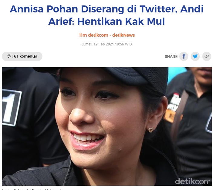 [Cek Fakta] Annisa Pohan Gerebek AHY dengan Wanita Lain Hoaks, Ini Faktanya