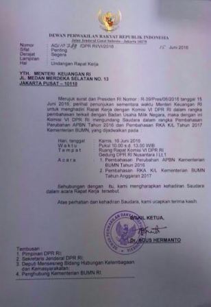 Jokowi Tunjuk Menkeu Gantikan Rini Soemarno Bahas Anggaran BUMN