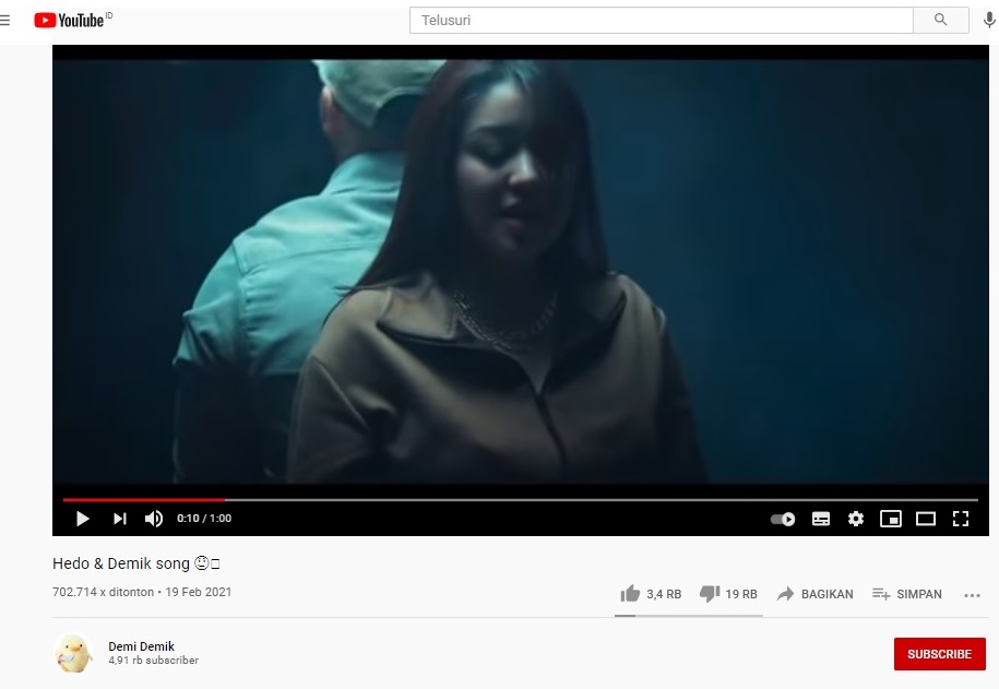 Baru Rilis di Youtube, Lagu Dayana Langsung Banjir <i>Dislike</i>