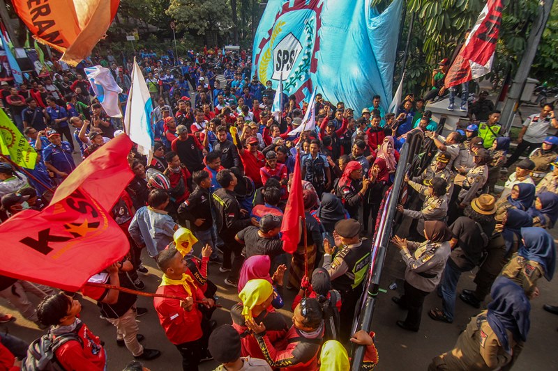 KSPSI Tak Pernah Terima Draf Omnibus Law