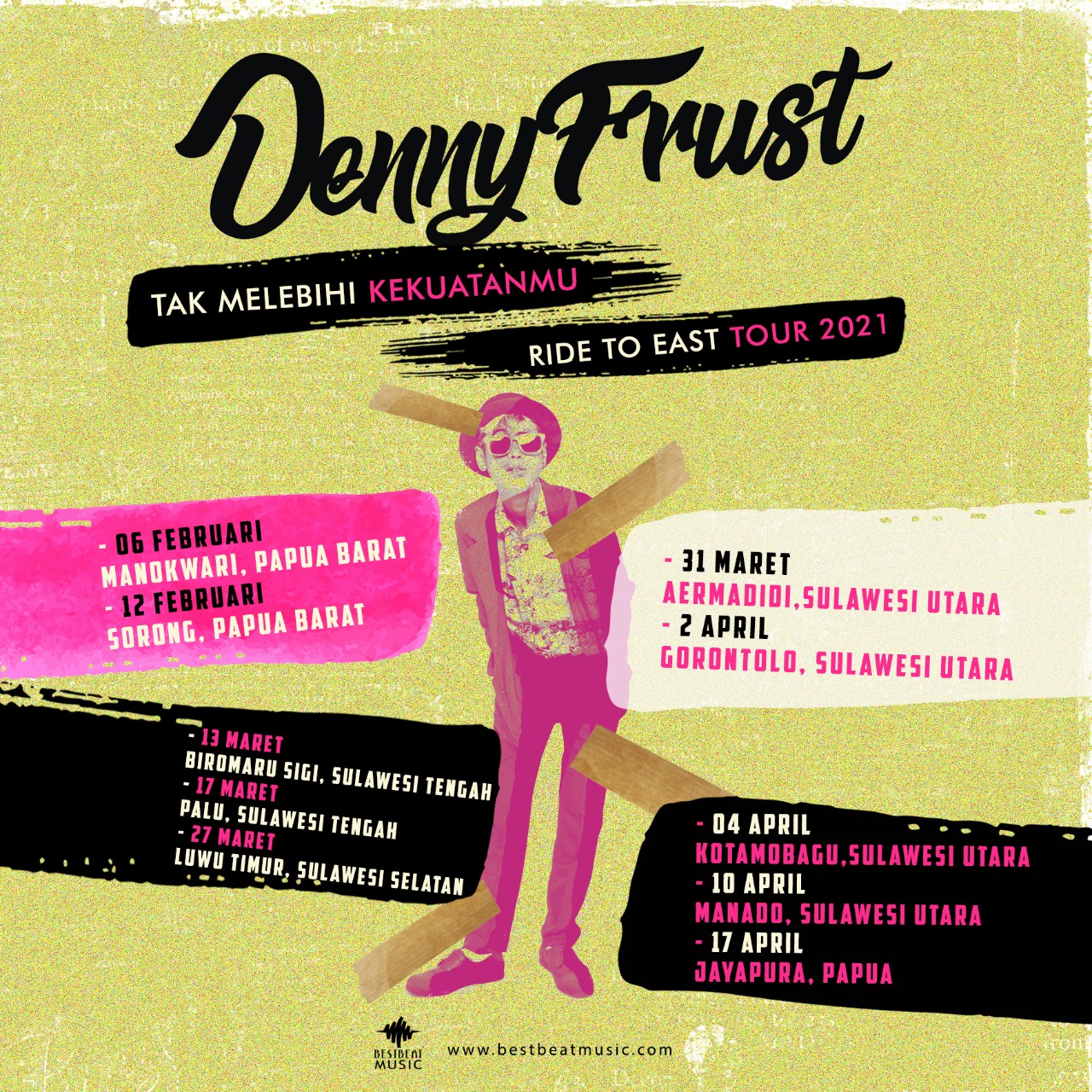 Sekelumit Cerita Denny Frust saat Tur ke Timur Indonesia