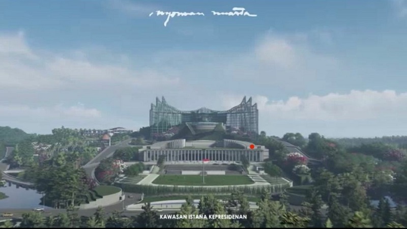 Baru Ditetapkan, Begini Penampakan Desain Istana Ibu Kota Baru