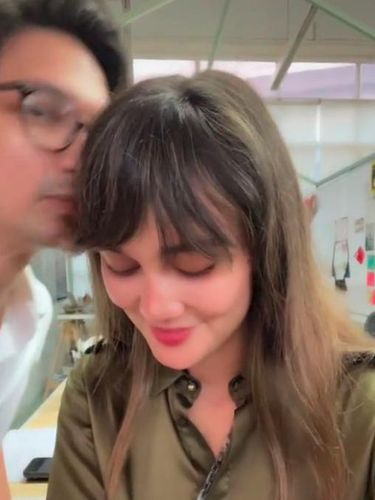 Dimas Beck Cium Luna Maya, Pacaran?