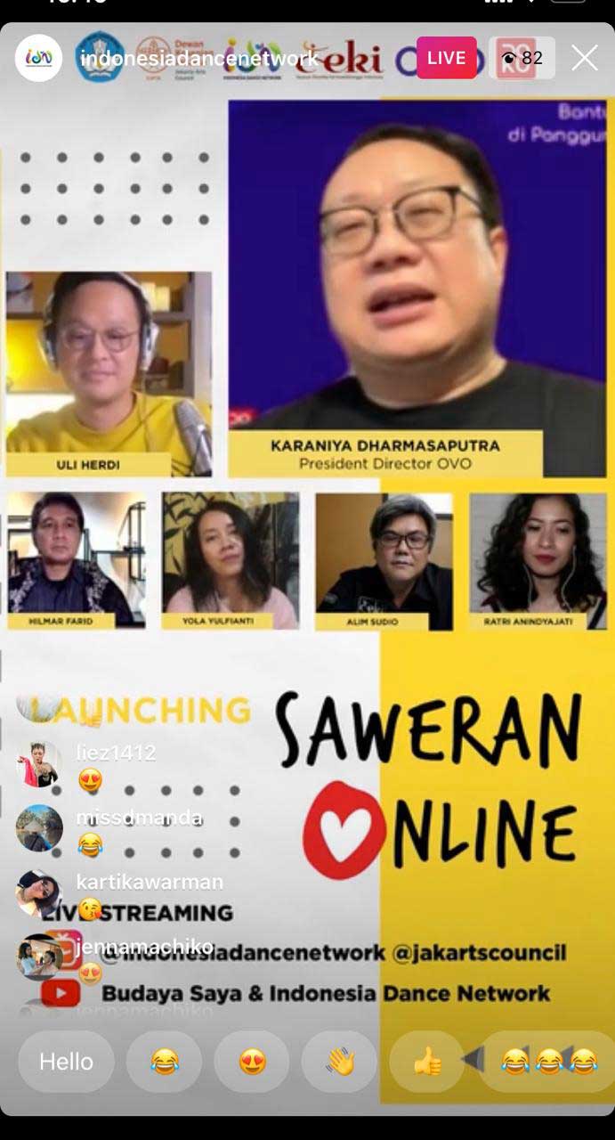 Seniman Tari Diminta untuk Jangan Menyerah dan Tidak Alih Profesi