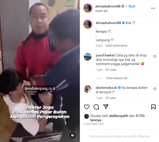 Viral! Dokter Jaga di Puskesmas Lampung Dikeroyok Keluarga Pasien, Begini Kronologinya