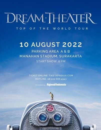 Harga Tiket Konser Dream Theater di Solo Berkisar Rp1 Juta