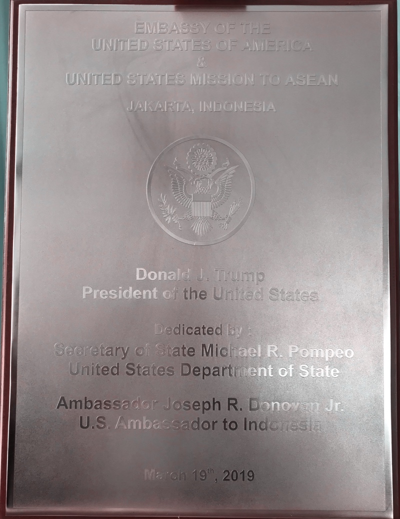 Tangan Indonesia-Amerika Bangun ’Rumah Baru’ Kedubes AS