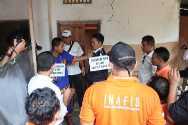 Tersangka Kasus Mutilasi Peragakan 38 Adegan Rekonstruksi