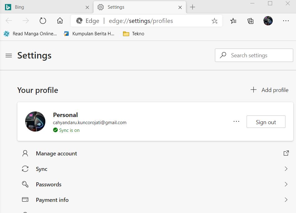 Cara Pasang Google Search di Microsoft Edge Chromium