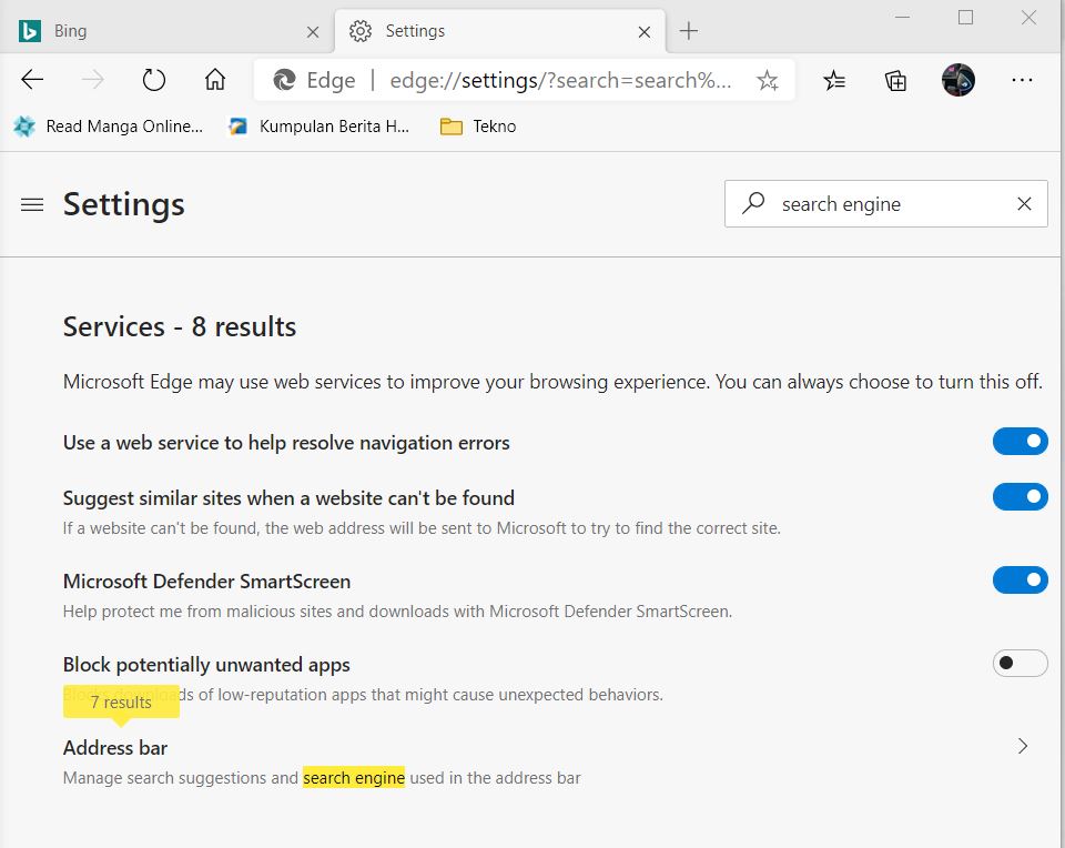 Cara Pasang Google Search di Microsoft Edge Chromium