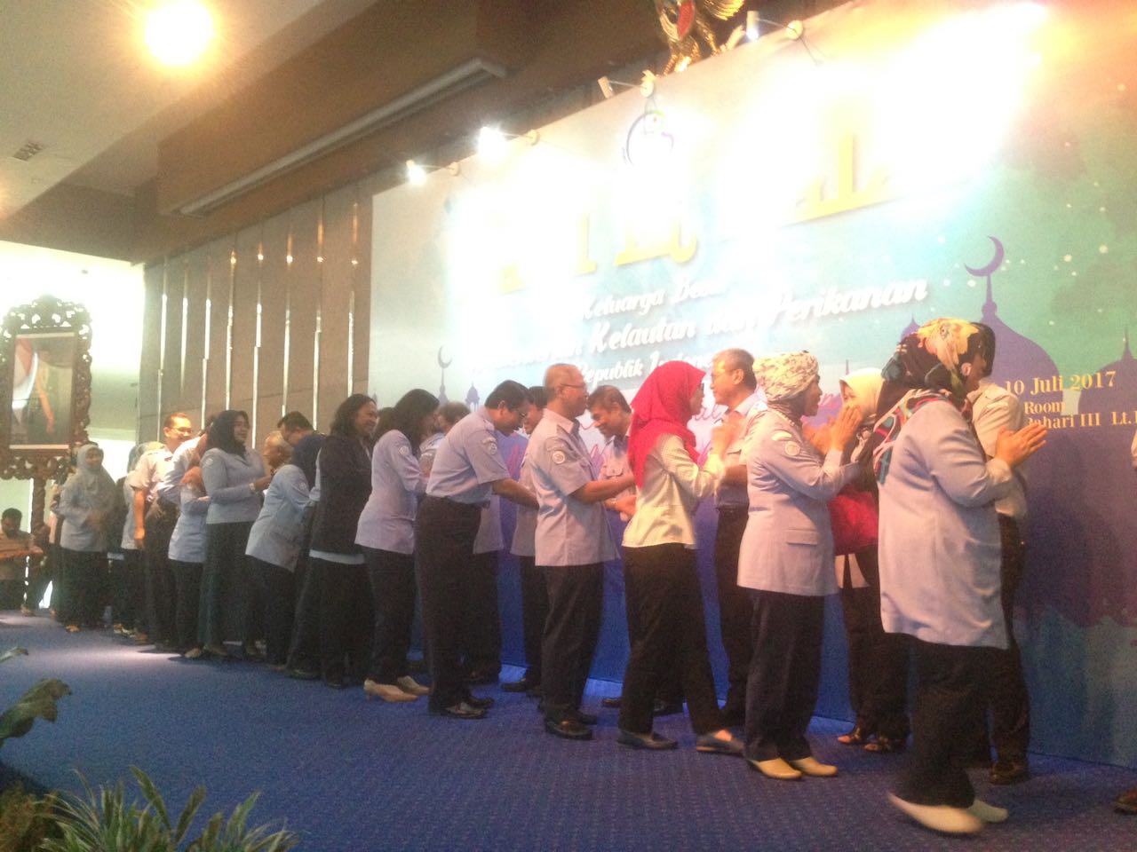 Halalbihalal, Menteri Susi Minta Maaf Sering Temperamen