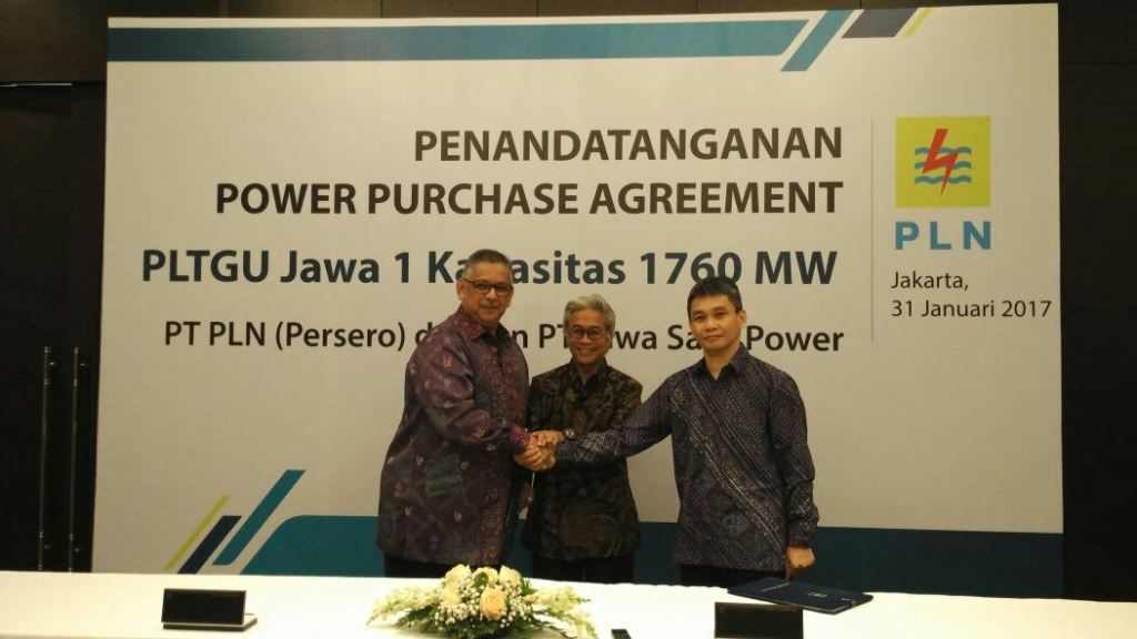PLN dan Konsorsium Pertamina Akhirnya Teken PPA Jawa 1