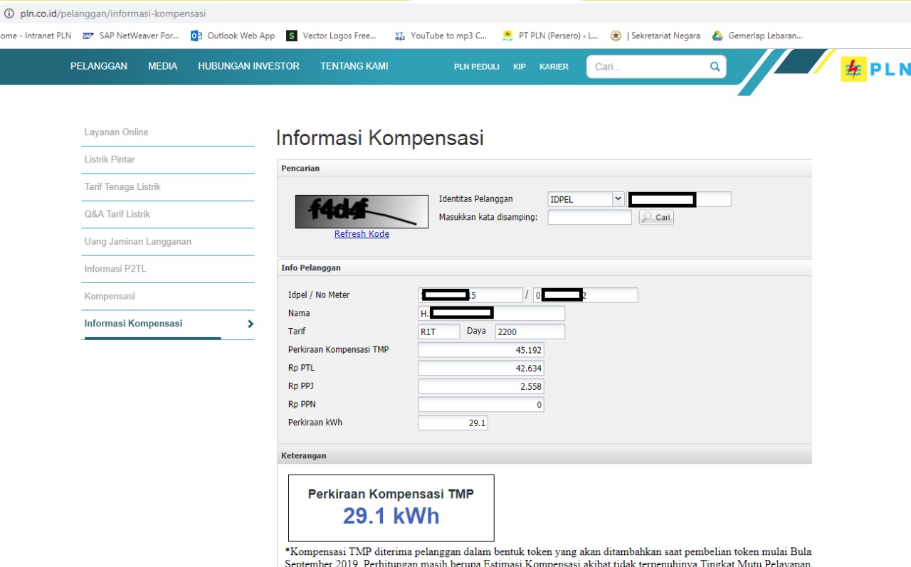 Cek Kompensasi Mati Listrik Anda di Sini