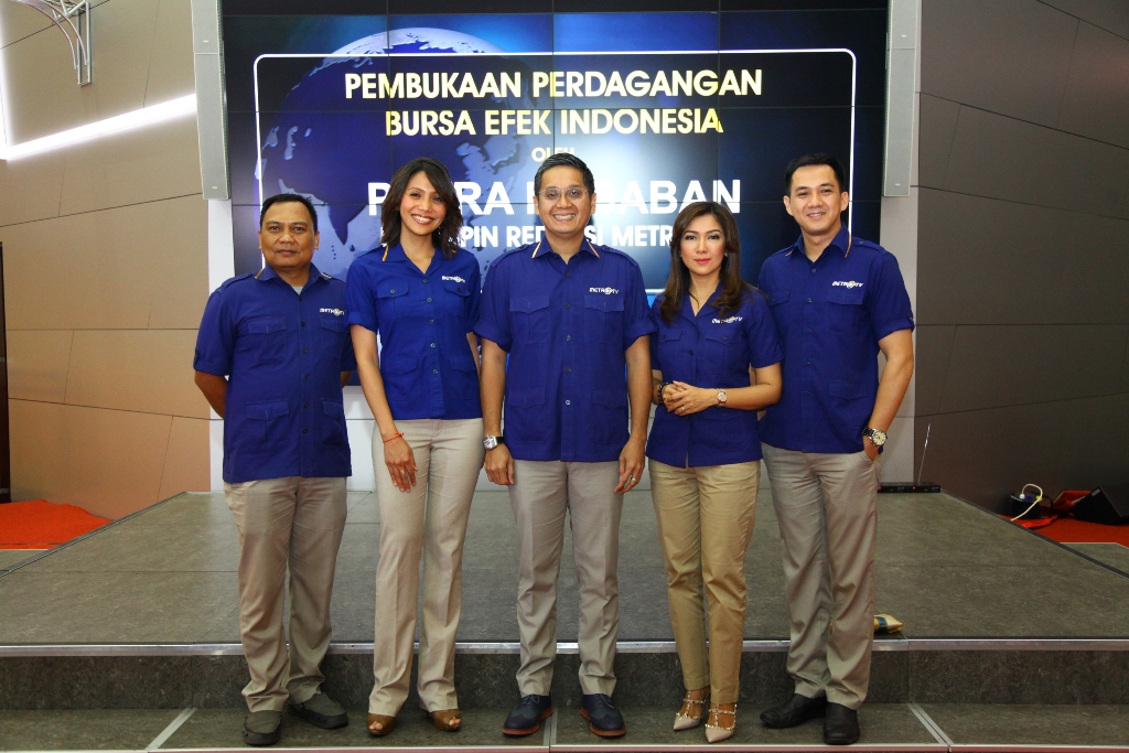 Pemimpin Redaksi Metro Tv Buka Perdagangan Bei