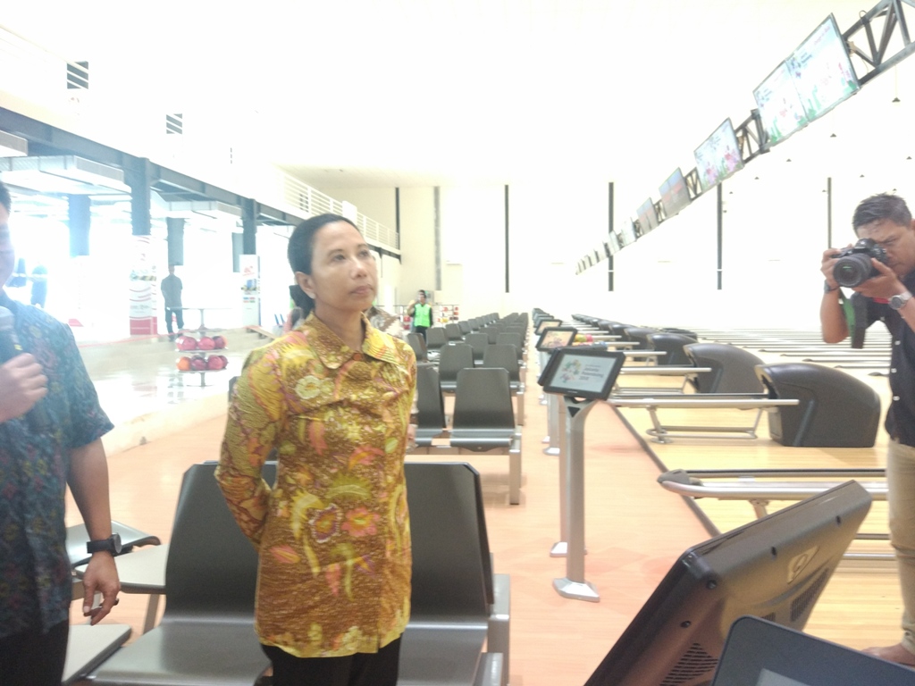 Menteri BUMN Jajal <i>Venue</i> Boling di Jakabaring