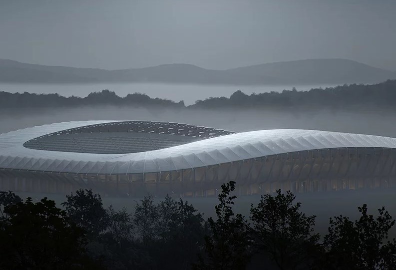 Stadion Kayu Pertama di Dunia Bakal Dibangun di Inggris