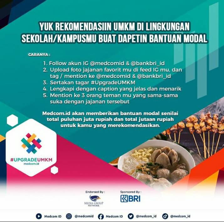 Yuk Segera Daftar, #UpgradeUMKM 2 Hari Lagi Ditutup