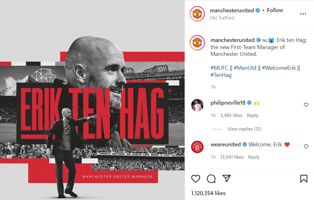 Manchester United Umumkan Erik ten Hag sebagai Pelatih Anyar
