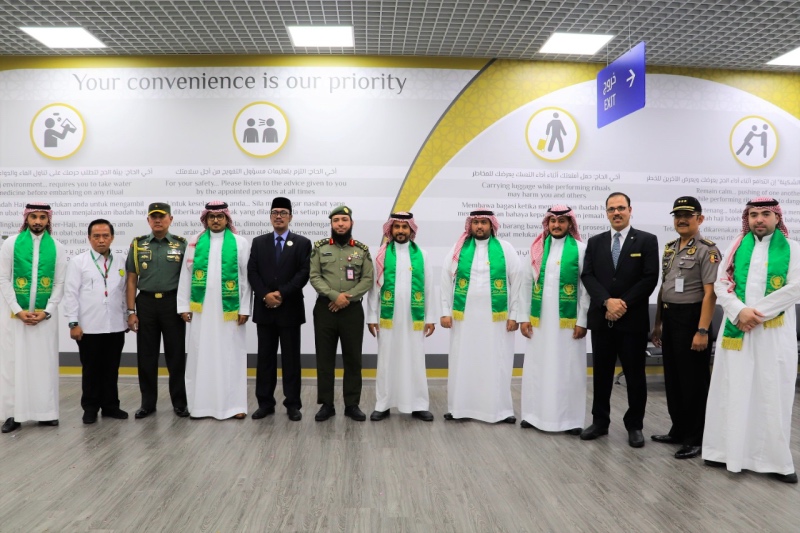 Saudi Sambut Kloter Jemaah Calon Haji <i>Fast Track</i> Indonesia