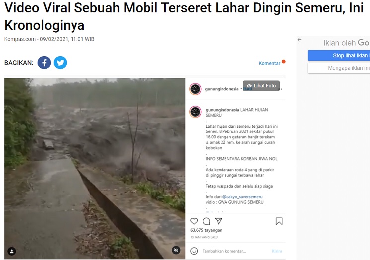[Cek Fakta] Video Detik-Detik Banjir Bandang di Subang? Ini Faktanya