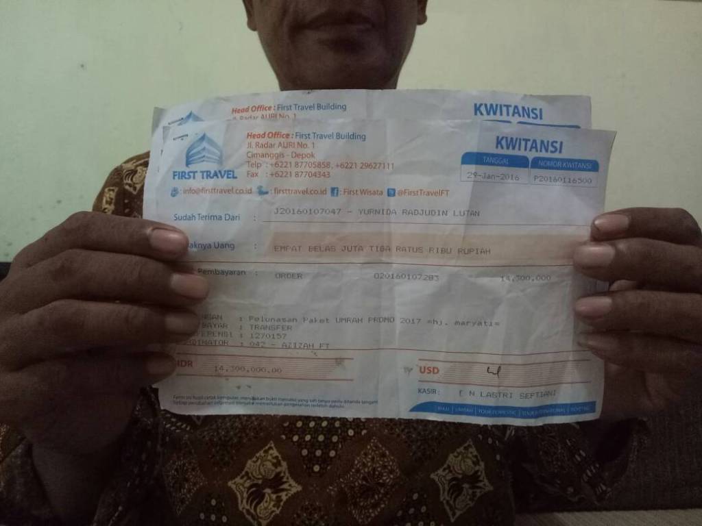 Cerita Konsumen First Travel yang tak Kunjung Berangkat Umrah